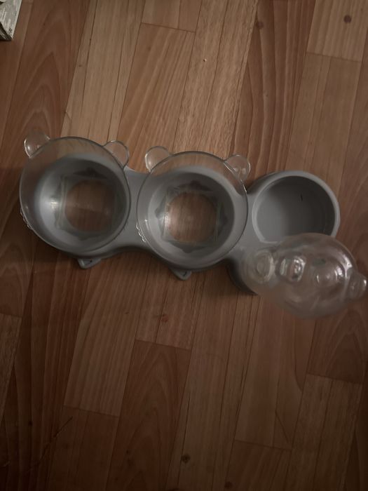 Тройная миска с авт . поилкой