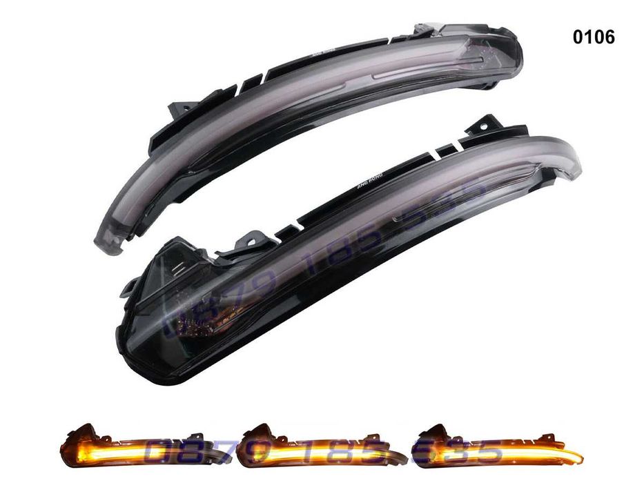 Динамични бягащи мигачи огледала Audi A6 C7 S6 ауди а6 ц7