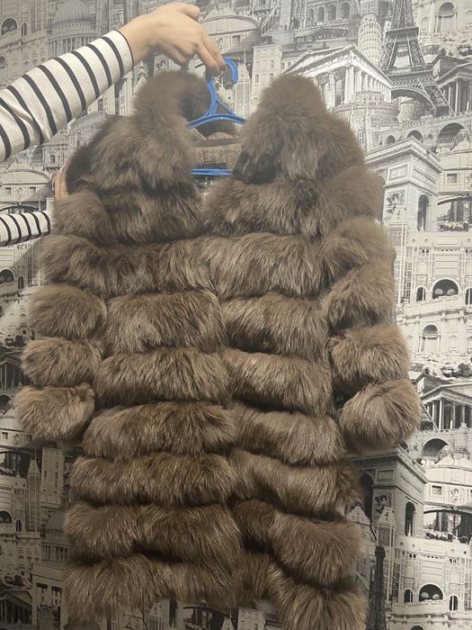 Шуба песец.