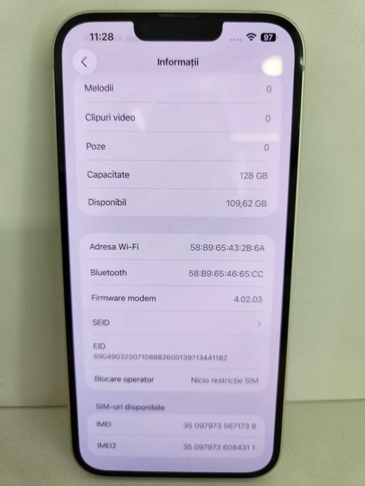 Iphone 14 Plus 128Gb (Ag8 Tudor1/B74141) – Garantie 2 Ani!