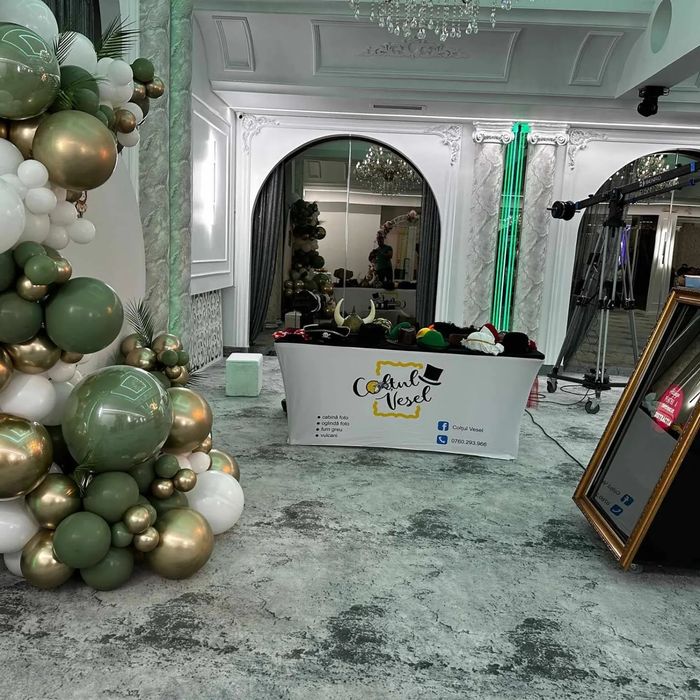 Oglindă magică/ Cabină foto/ Selfie 360/ Fum greu/ Baloane cu fum