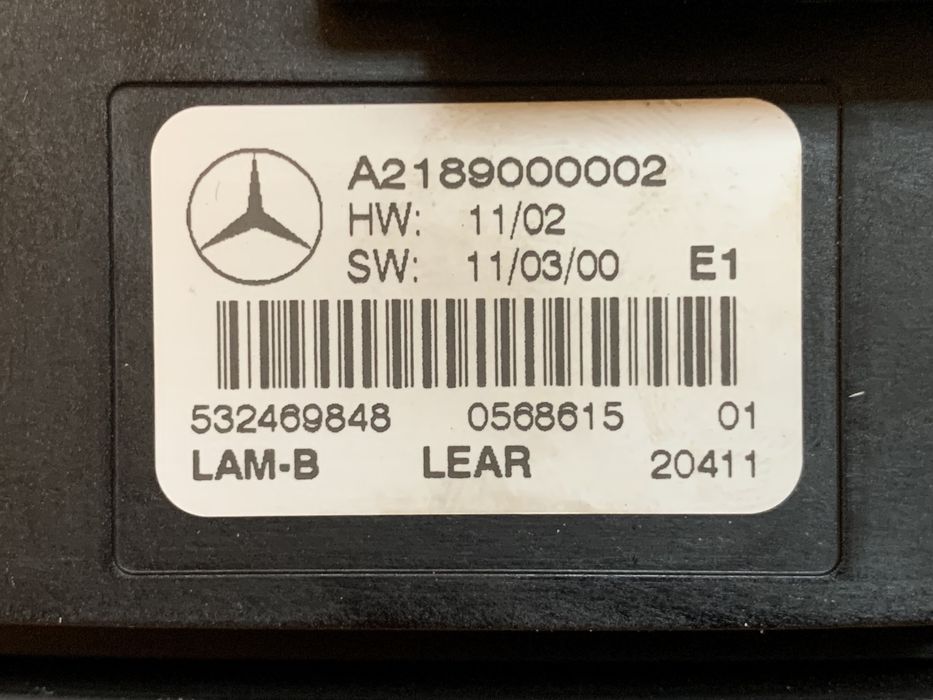 Droser / Balast / Modul far Mercedes : A1669002800 / A2189000002