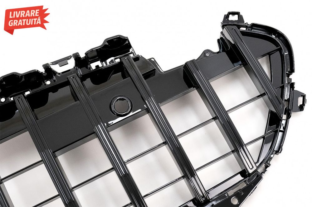 Grila Centrala Mercedes CLS-Class C257 (2018+) GTR Design Negru Lucios