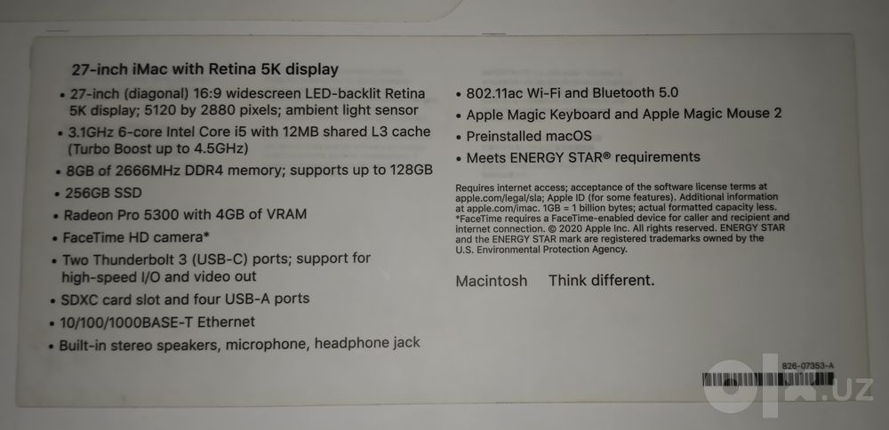 Apple iMac 27″ Retina 5K
