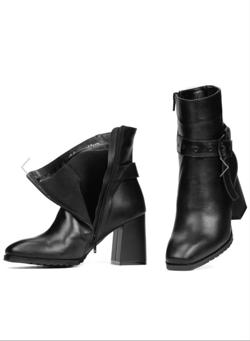 Botine dama piele