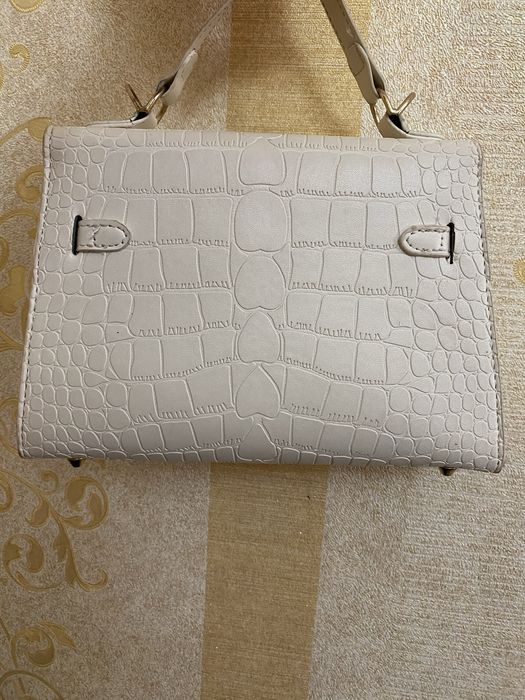 сумка белая hermes