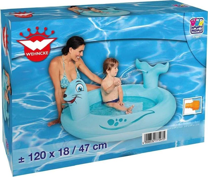 Детски басейн с пръскачка Морски лъв 120 x 47 см