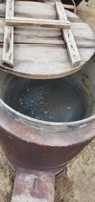 Банная напольная печь