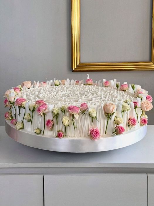 Свадебные торты на заказ Астана. Итальянский  свадебный торт Астана.