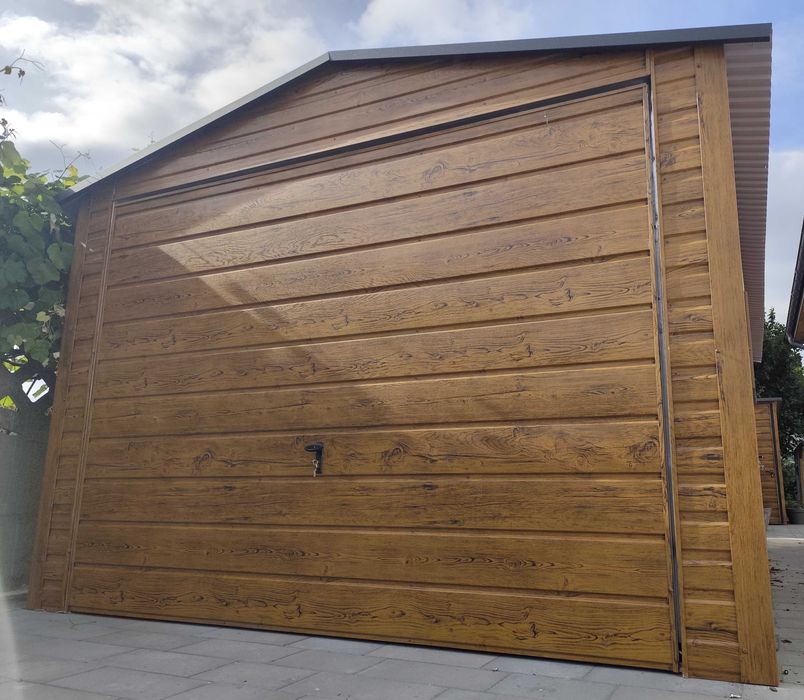 Garaj 3,5 m × 6 m Stejar Auriu  Producător Direct