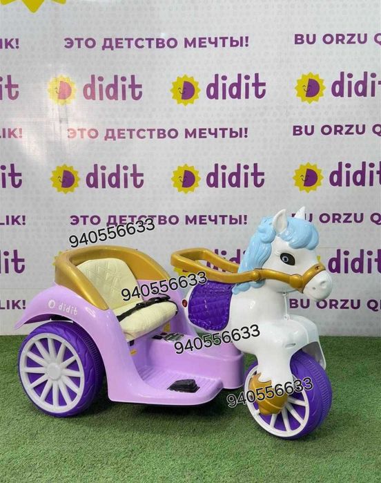 Детский мотоцикл колеса резиновые даставка бесплатная