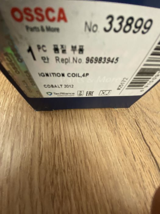 Катушка зажигания Кобальт
