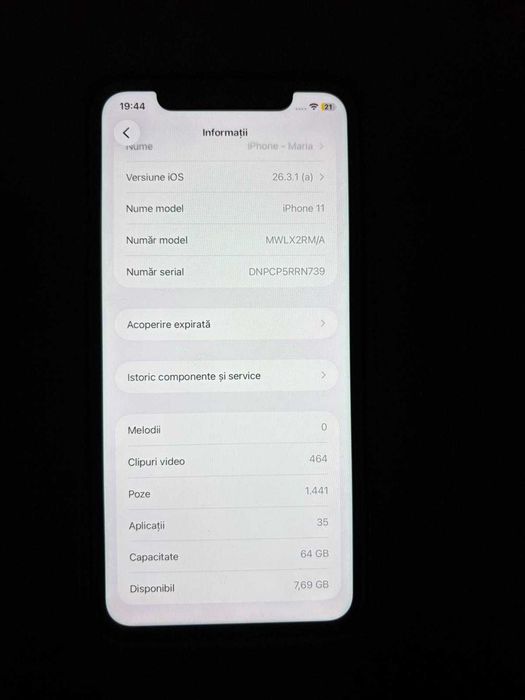 Telefon Iphone 11 de vanzare