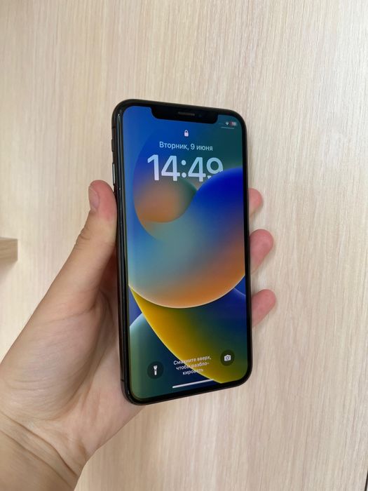 iPhone x черный.