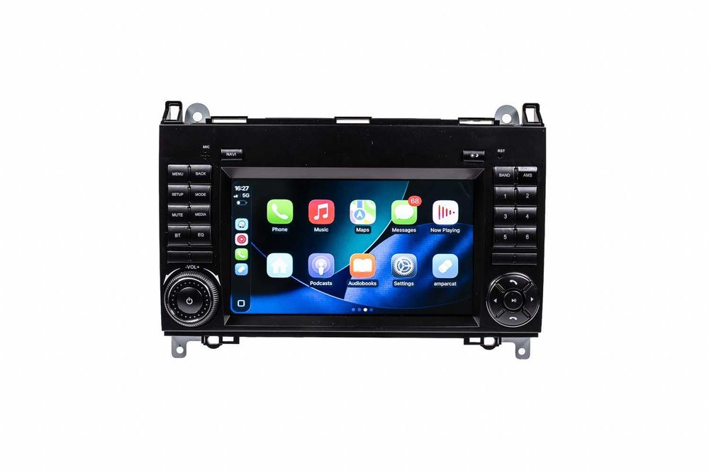 Navigatie Sprinter , Vito , Viano / VW Crafter Android 15 , Apple Carplay Android Auto + Camera Marsarier