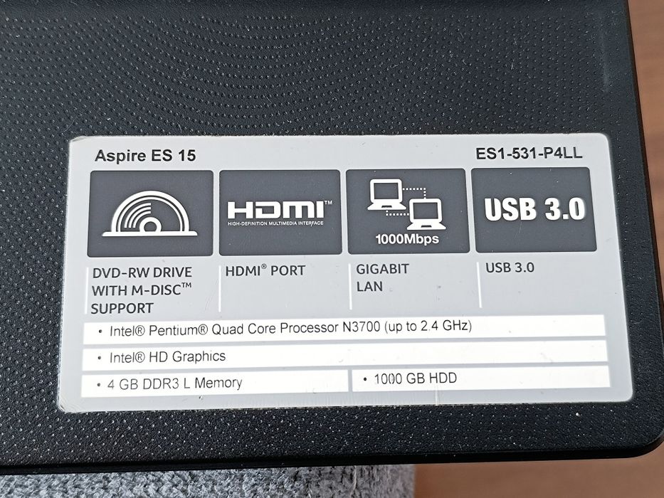 Лаптоп Acer Aspire ES 15