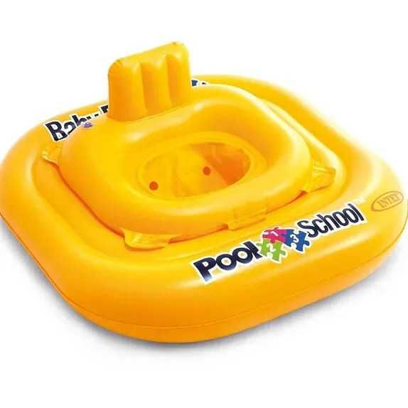 Бебешки Надуваем пояс Intex Pool School Deluxe, квадратен, 79 см