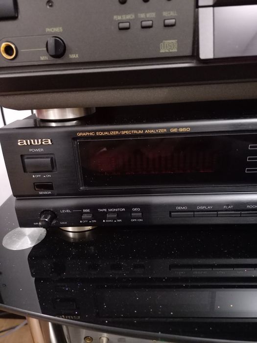 AIWA GE 950 egalizator,Technics ge 70,ge 90,MINIdisc 100,amplificator