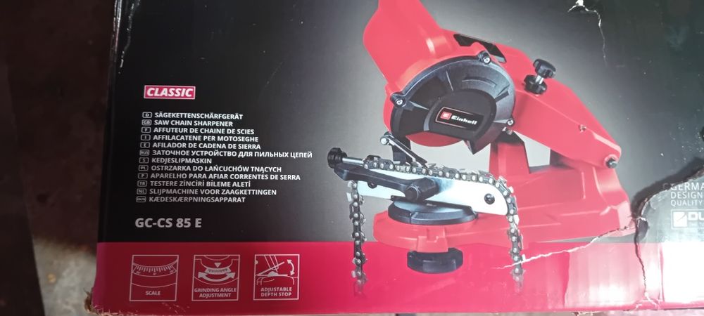 Mașinărie de ascuțit lanțuri de drujbă