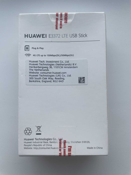 Продам USB модем HUAWEI E3372 LTE Stick. Новый.