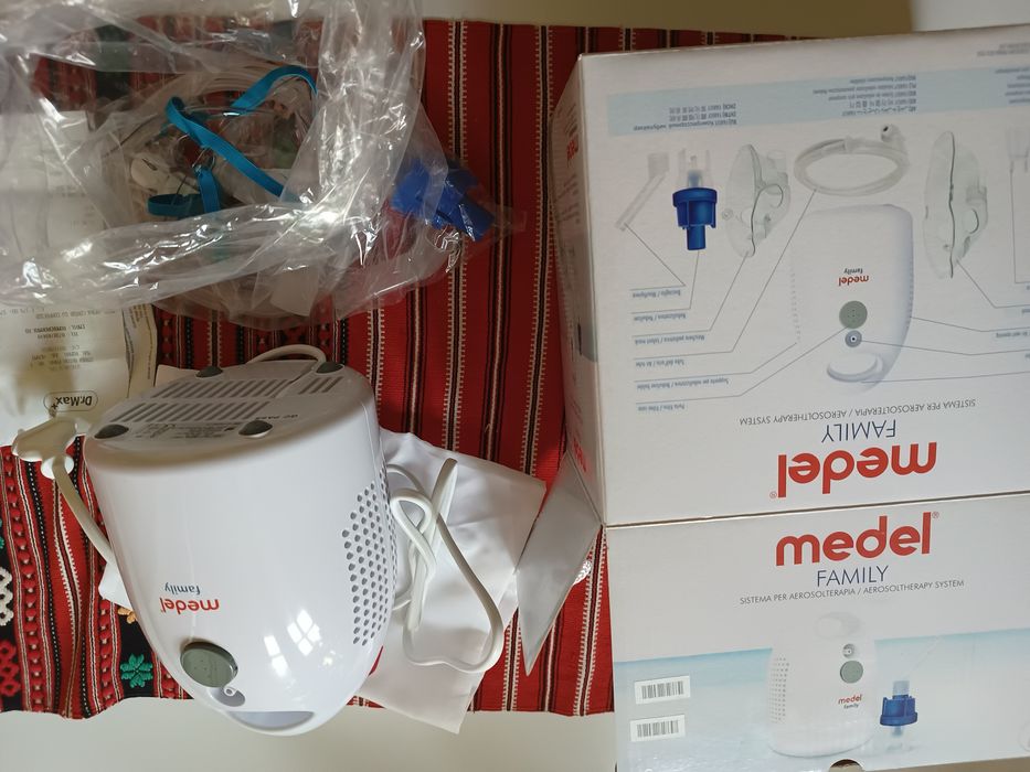 Aparat aerosoli cu compresor Medel, adulți și copii
