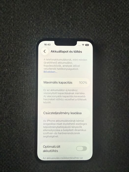 iPhone 13 Negru 128Gb baterie 100%