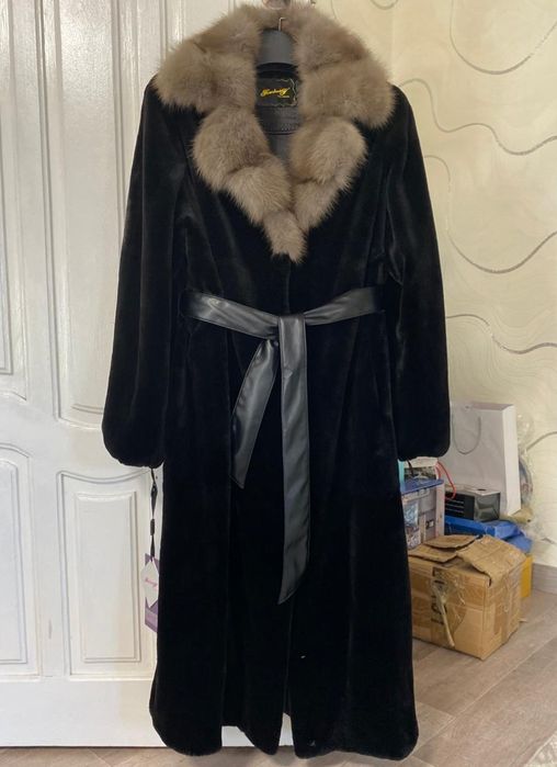 Новая стриженная шуба из норки