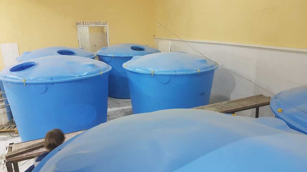 Бассейны для разведения рыбы