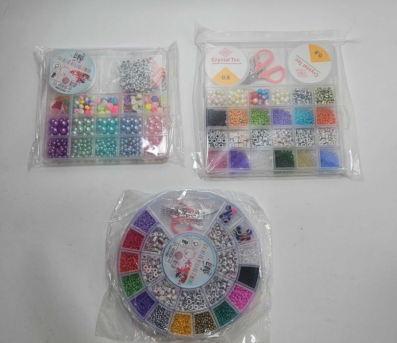 ТОП! DIY Налични нови 5 модела комплекти с мъниста за гривни и накити