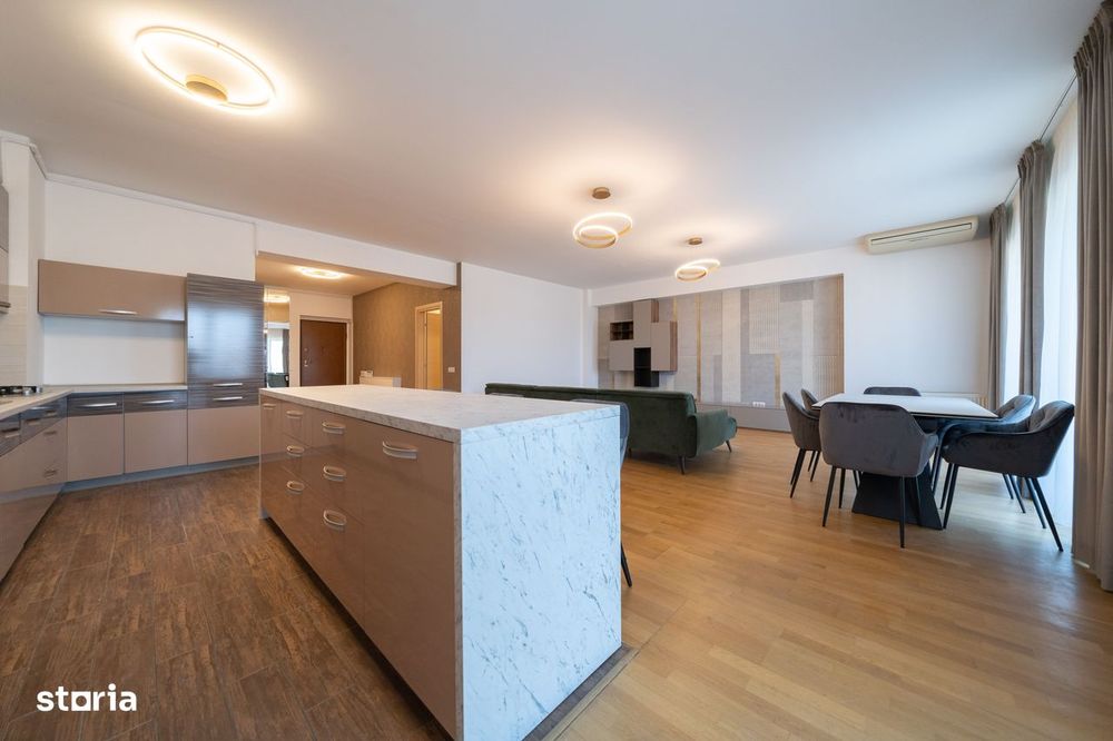 Herastrau, apartament de 4 camere mobilat Rovere