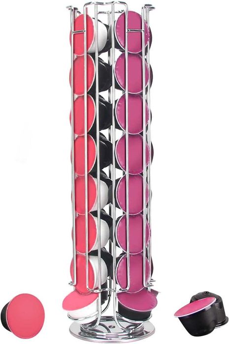 стойка, поставка, ържач за 32 капсули Dolce Gusto, вертикален, 42x11см