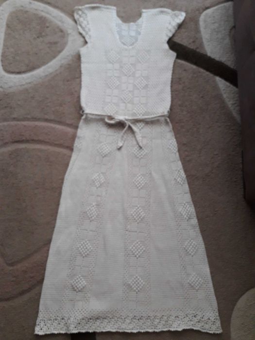 Плетена ръчно рокля