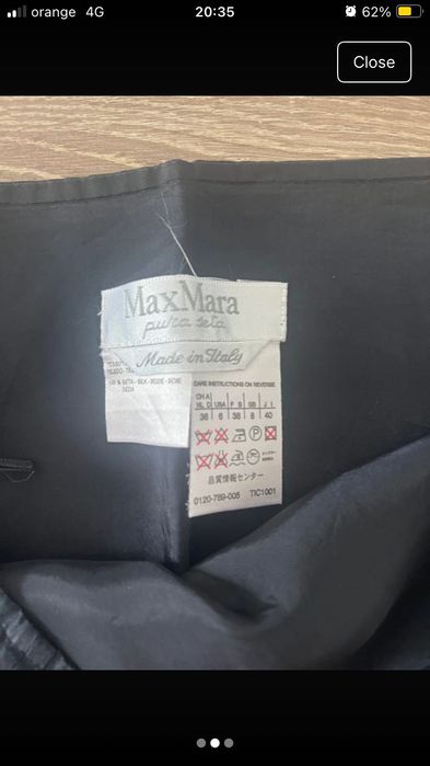 Fustă Max Mara mătase