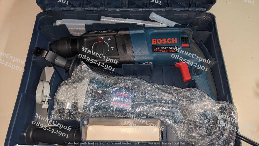 BOSCH Перфоратор 1100W  Къртач + Ъглошлайф 1100W  Флекс БОШ Дрелка