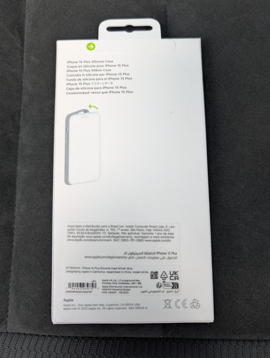 Husa Silicon Iphone 15 Plus Winter Blue
