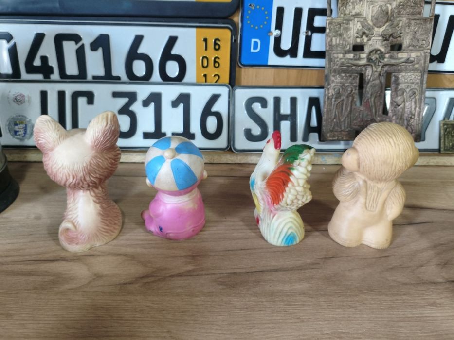Резиновые игрушки СССР.
