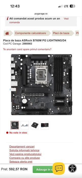 Processor i7 12700k + Asrock B760M