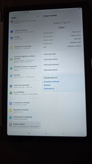Tableta Samsung Tab A7 T505