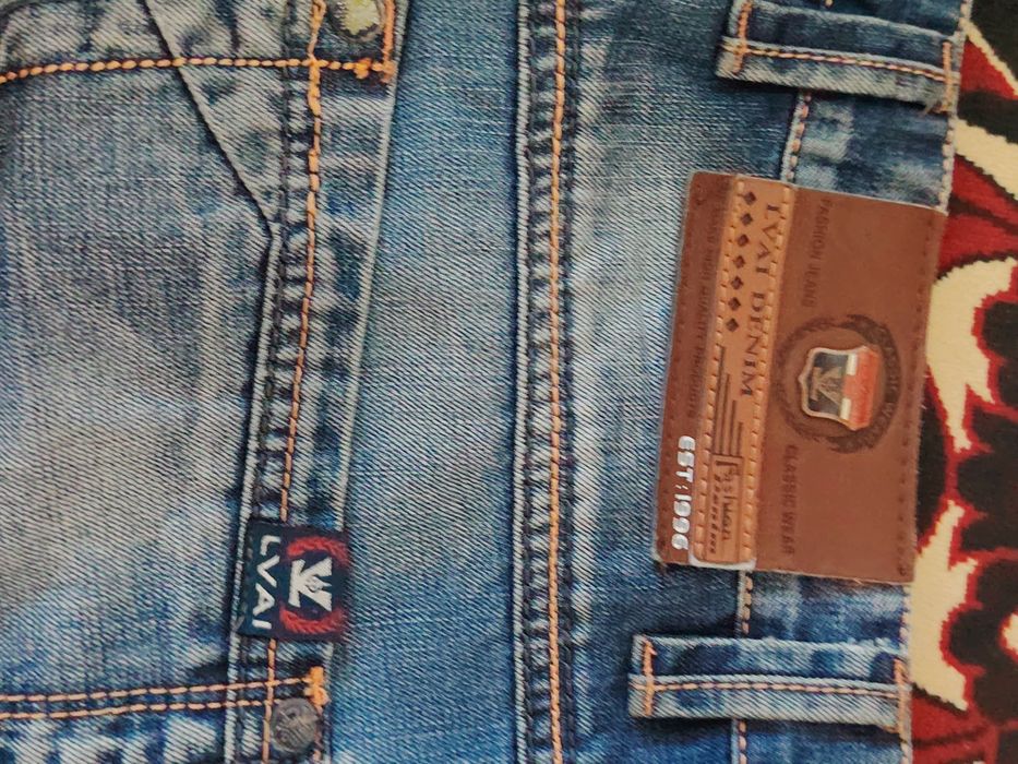 Продам мужские джинсовые брюки почти новые