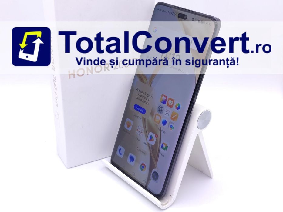 Honor 200 Pro 512GB Black 12GB Dual SIM, Garantie 24 luni | #D89973