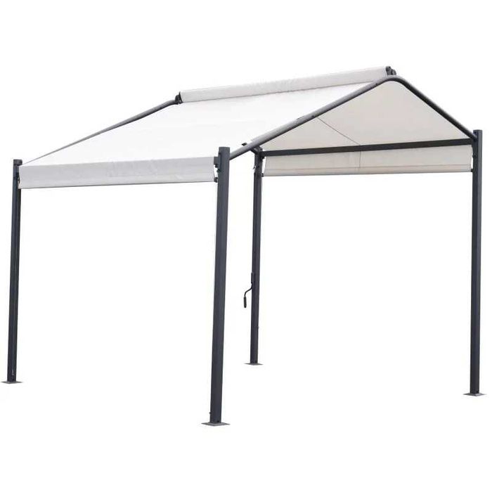 Pavilion, otel/poliester, 300 x 300 cm, H 280 cm