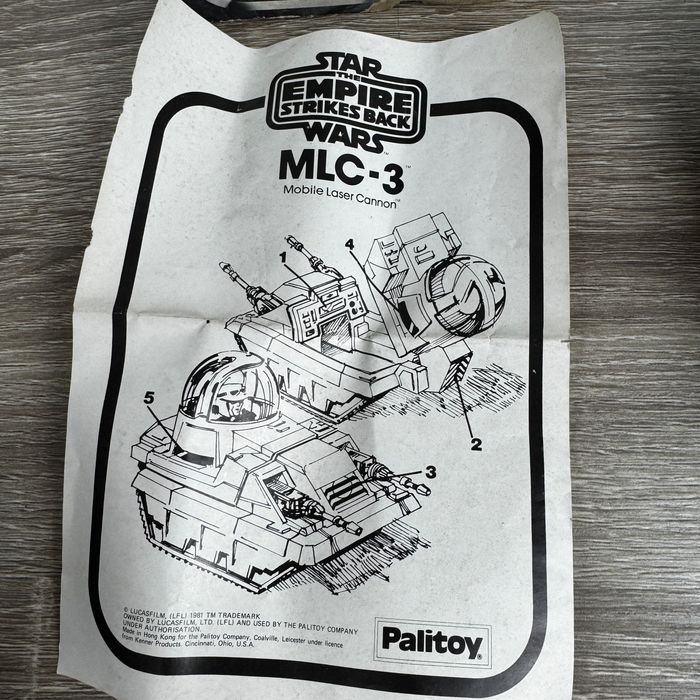 Star Wars MLC-3 Palitoy 1981 – Винтидж играчка с кутия и инструкция