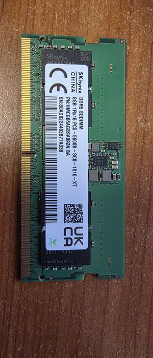 Memorie RAM SODIMM DDR5 HYNIX 8GB, PC5-5600 (set 2 placute)