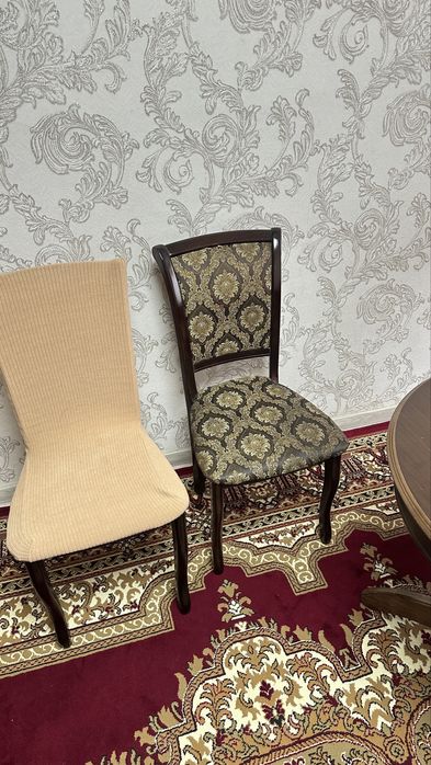 Продам стол трансформер, комплекте 5шт стульев. Стол 3 в 1.