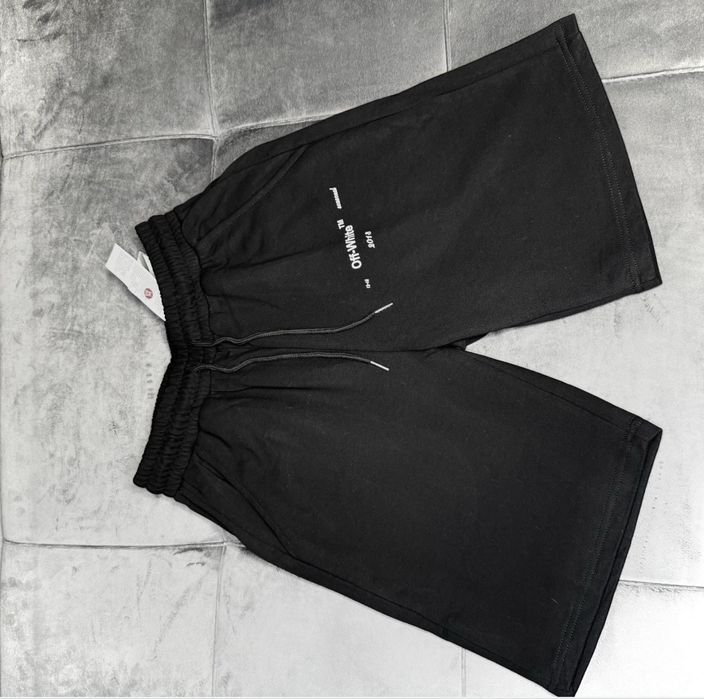 Pantaloni scurti Off White negri Premium
