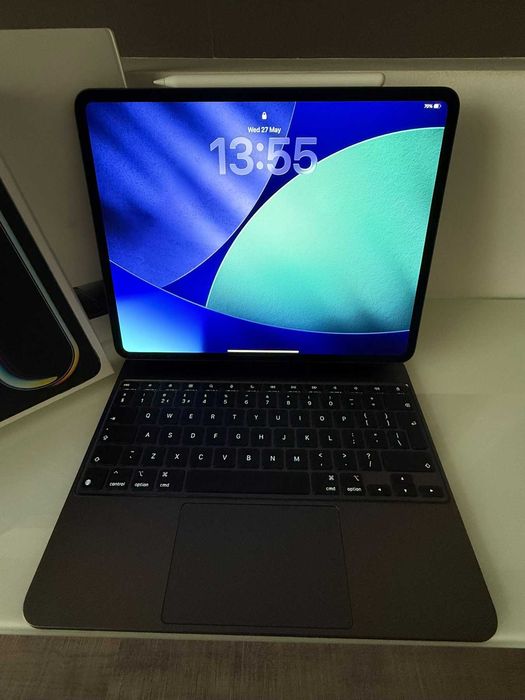 ++ Нов ++ iPad Pro 13 M5 16 1TB Nano Glass + Magic Keyboard + Pencil Pro