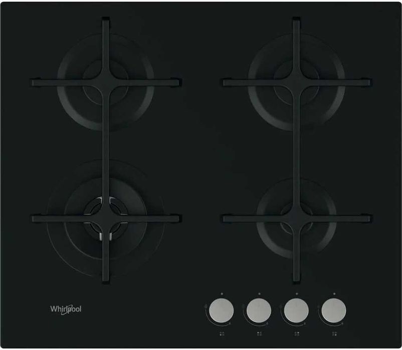 Газов плот Whirlpool AKT 627/NB, 59 см - черно стъкло