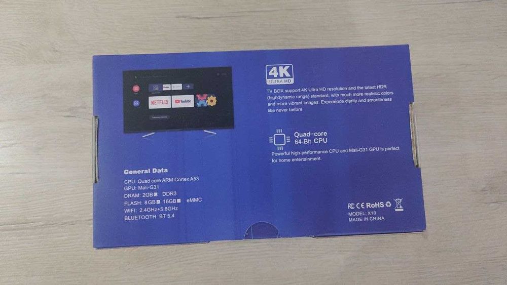Smart TV приставка X10