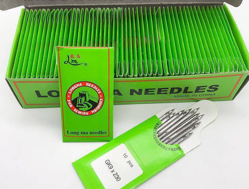 Швейная машина/Иглы для закрытия мешков, бренд Long Ma, иглы GK9x230