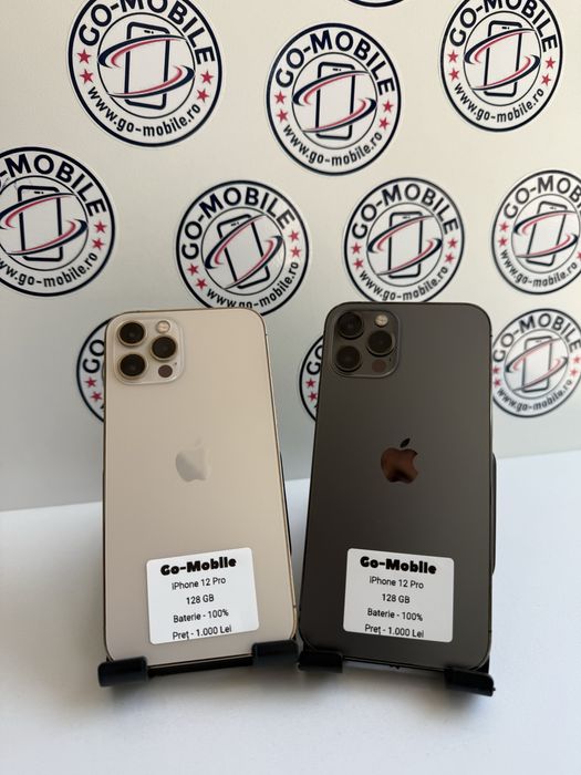 iPhone 12 Pro - 128GB - 100% - Gold/Black - Garantie